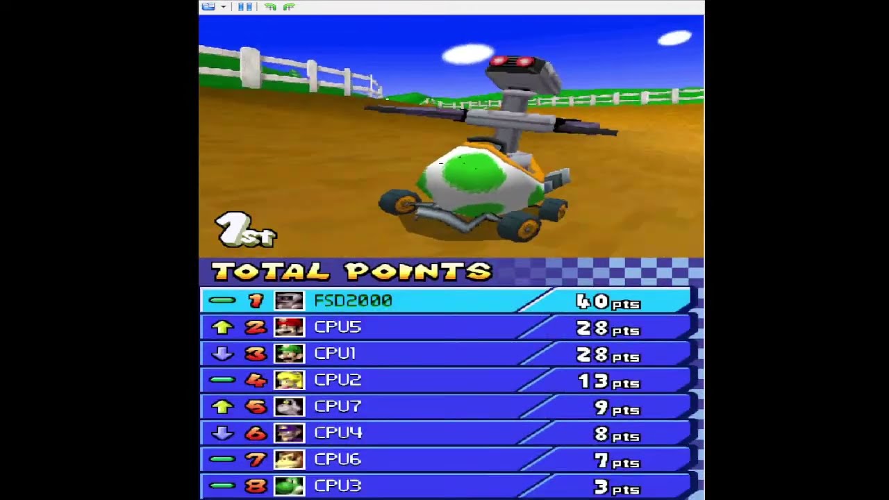 MARIO KART DS (NDS) ALL CUP TOUR 150CC CPU HARD 7-30-22