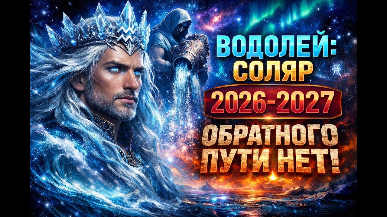 ВОДОЛЕЙ СОЛЯР 2026–2027 ♒ Жизнь уже не будет прежней! Главные события года