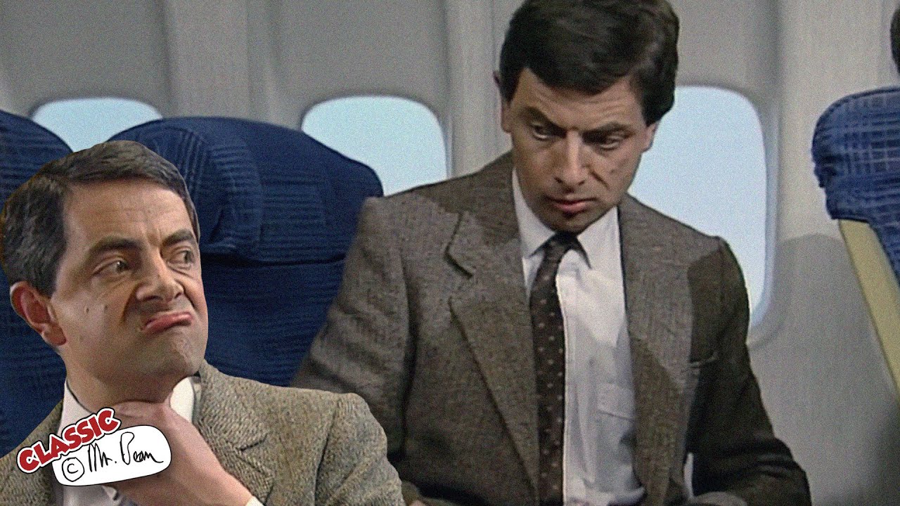 Mr Bean's Joyous Plane Ride | Mr Bean Funny Clips | Classic Mr Bean