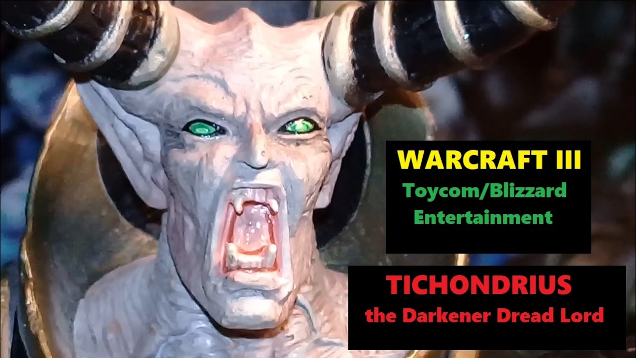 Обзор! Фигурка Tichondrius the Darkener (Повелитель ужаса) от Toycom, 2003 год, Warcraft 3, серия 1!