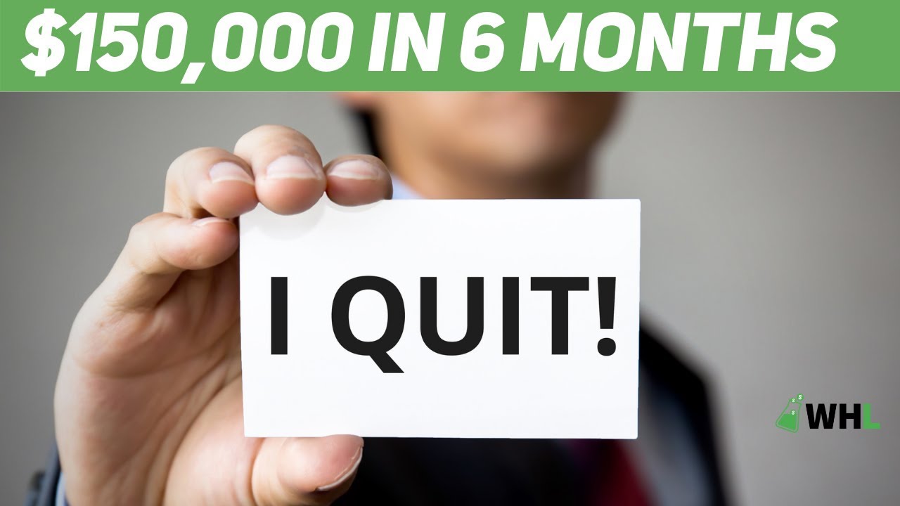 Quit His Job After Making $150,000 in 6 Months (working 1 hour per day)