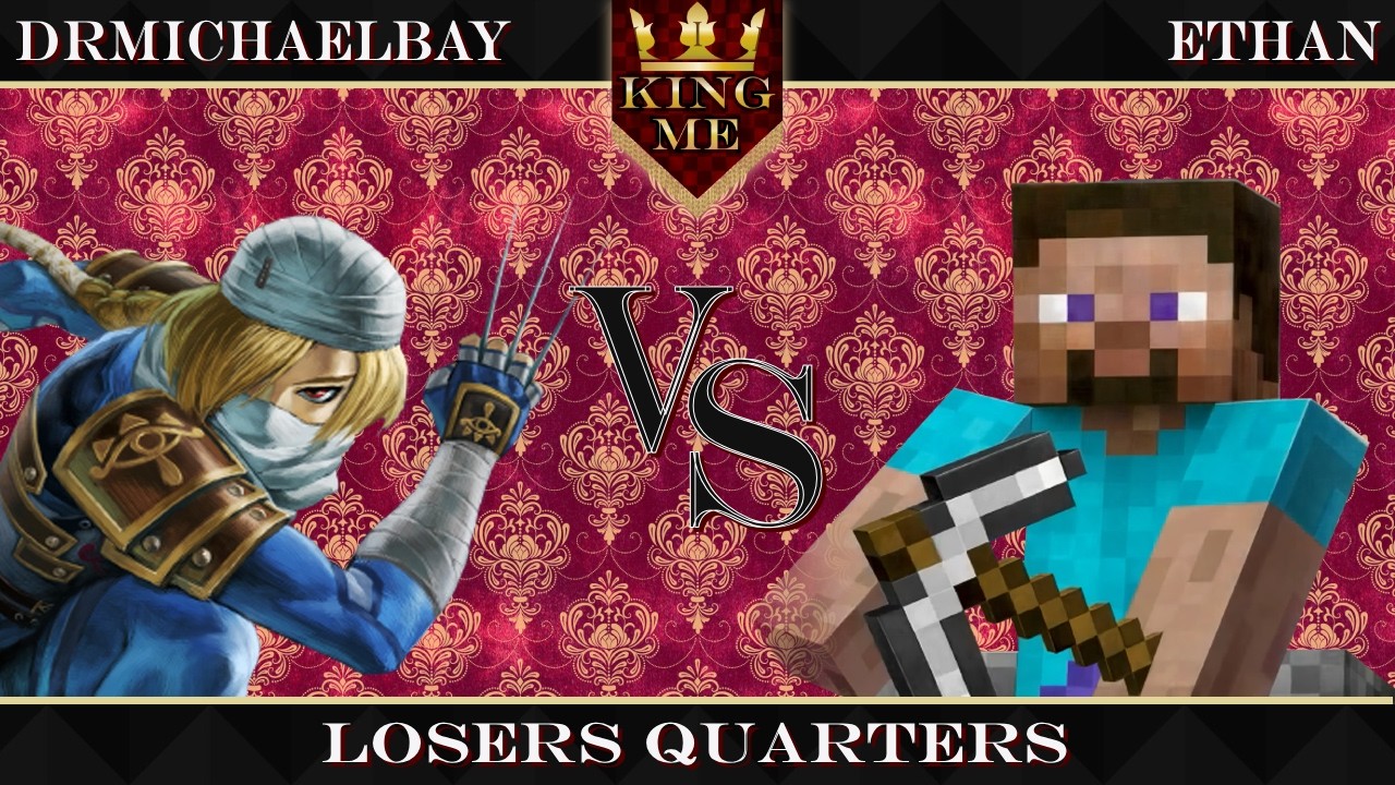 DrMichaelBay (Sheik) vs Ethan (Steve) - King Me III Losers Quarters