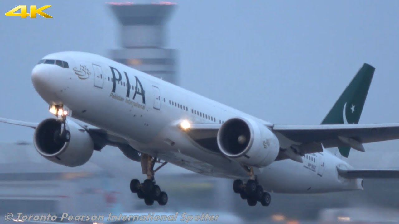 Pakistan Int'l Airlines 777-240(LR) [AP-BGZ] | Departure RWY-24R (Toronto Pearson) 12/15/2019