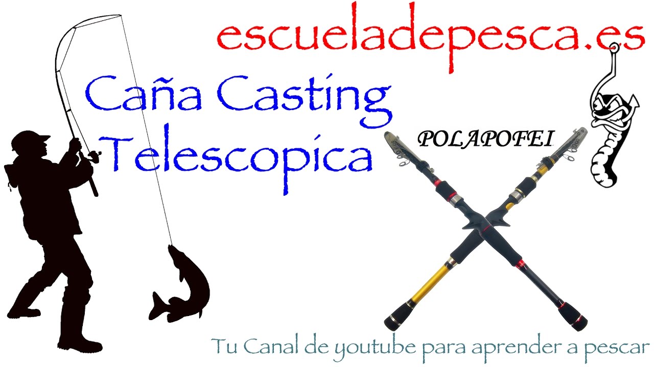 Caña Casting Telescópica