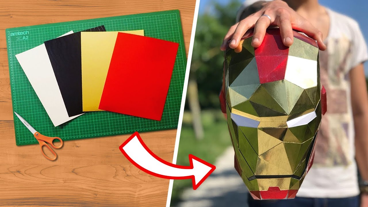 Papercraft IRON MAN - Comment monter ton kit pdf 3D - Tutoriel