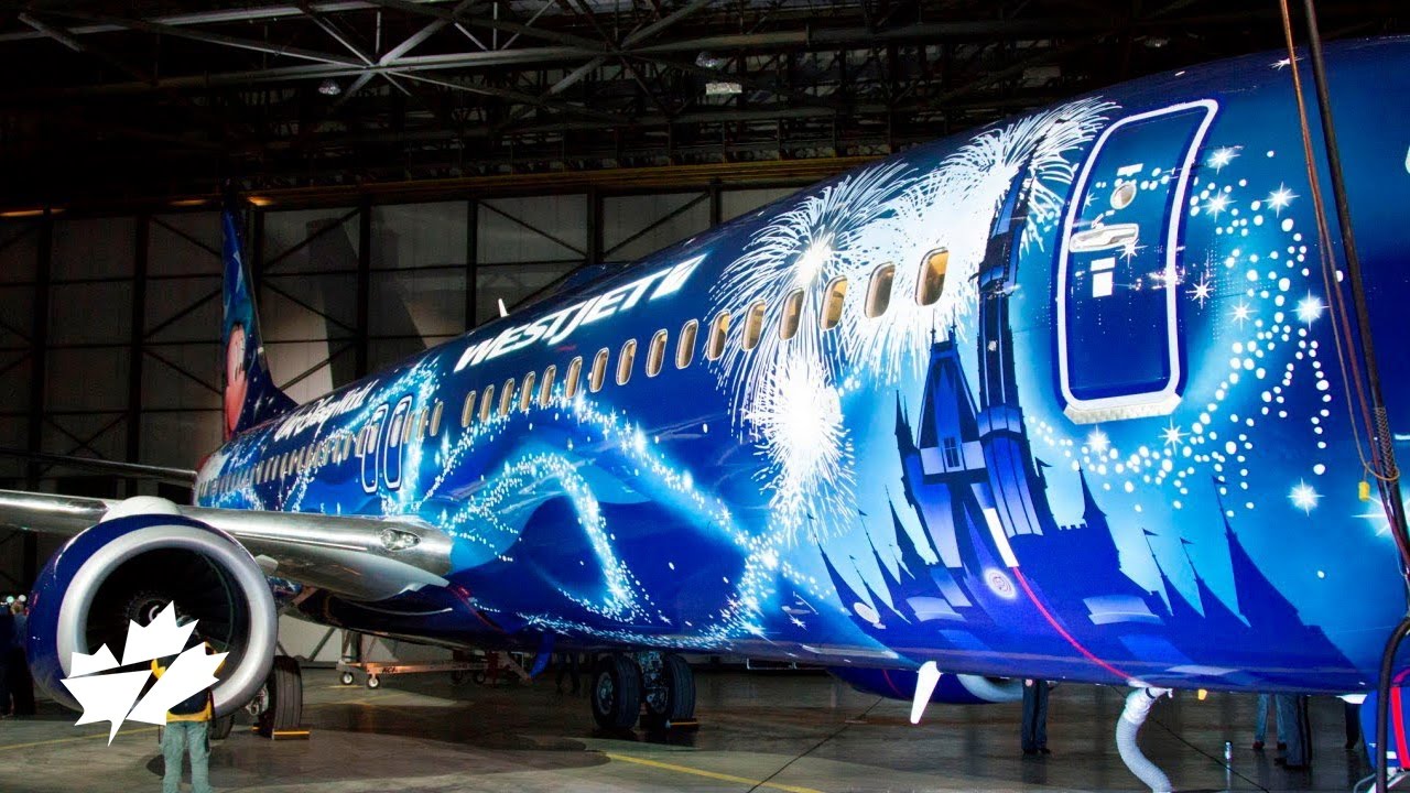Painting the WestJet 