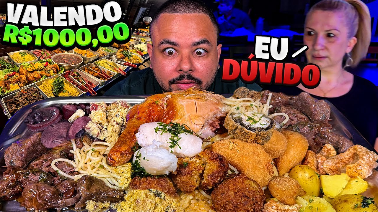 BANDEJÃO NA PAULISTA POR R$29,99! *FUI DESAFIADO 