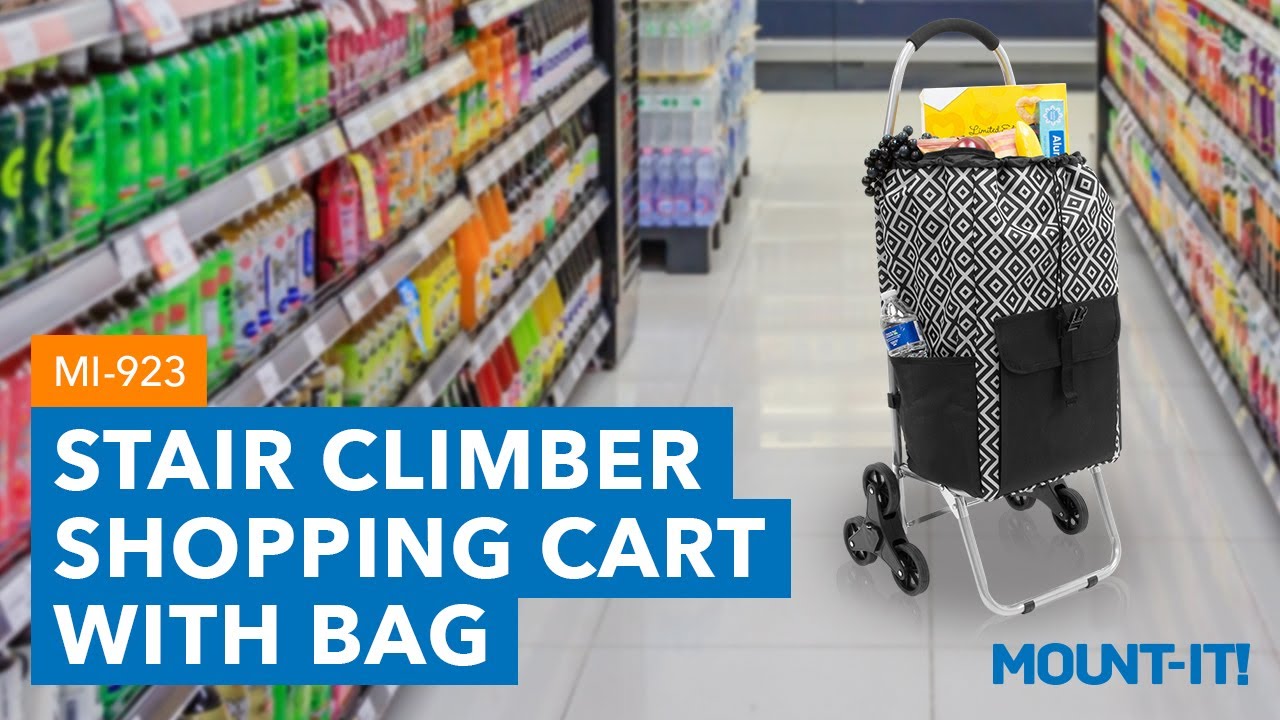 Stair Climber Shopping Cart with Bag | MI-923 (Features)