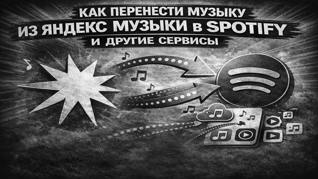 Как перенести музыку из Яндекс Музыка в Spotify и другие сервисы за 1 минуту (2026)