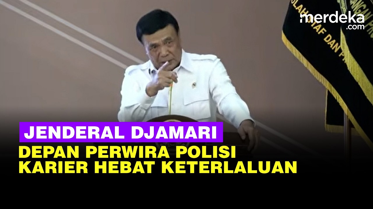 Jenderal Djamari Depan Perwira-Pati Polri Karier Melesat Bak Meteor: Kita Harus Curiga!