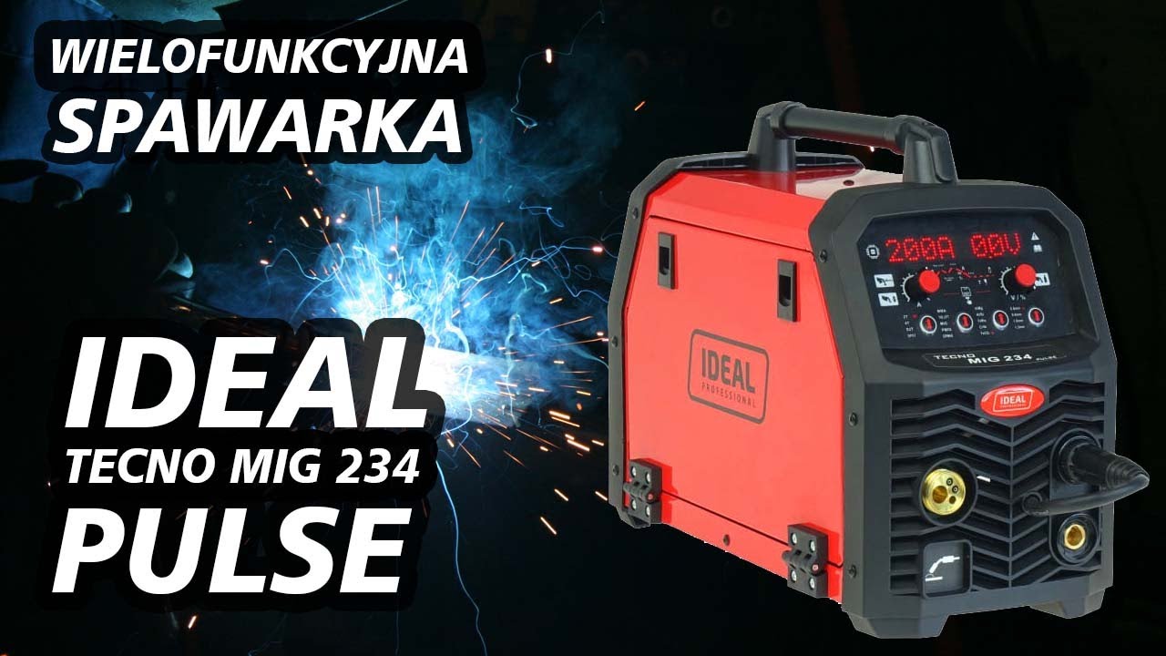 IDEAL  TECNO MIG 234 PULSE Wielofunkcyjna spawarka
