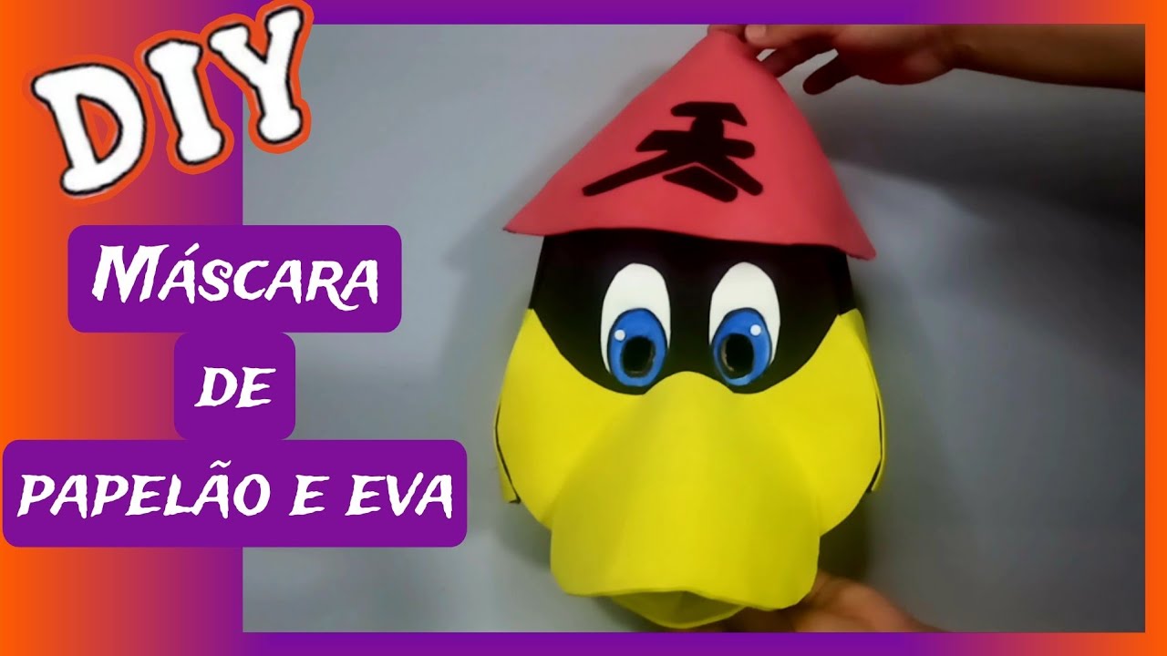 DIY: SEGUNDA OPÇÃO DA MÁSCARA DO PATO LOKO | Inventa Ação