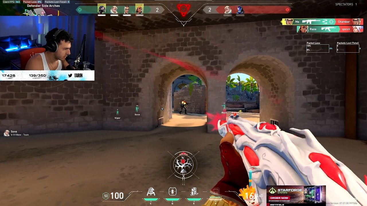 BREEZE! MVP! SEN TARIK PRO INSANE CHAMBER VALORANT RANKED GAMEPLAY FULL MATCH VOD