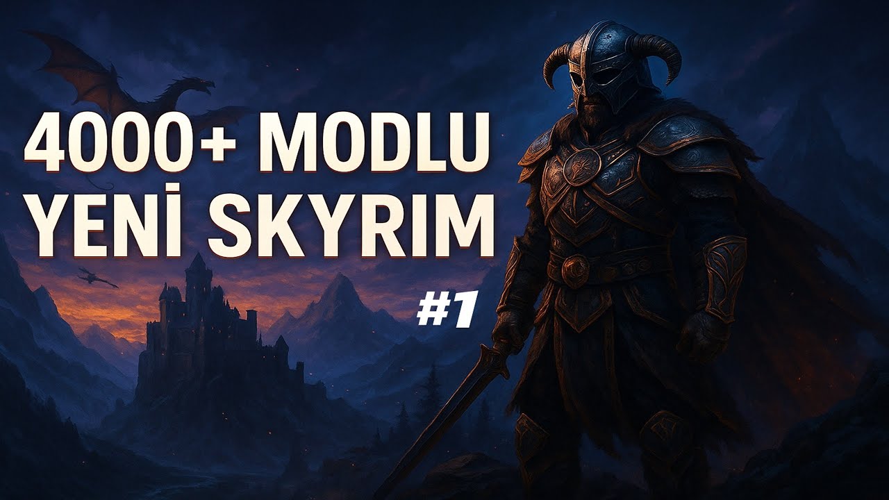 Skyrim Yeniden Doğdu! 4000+ Modla Yepyeni Bir Hikâye Başlıyor | Lorerim Serisi Bölüm 1
