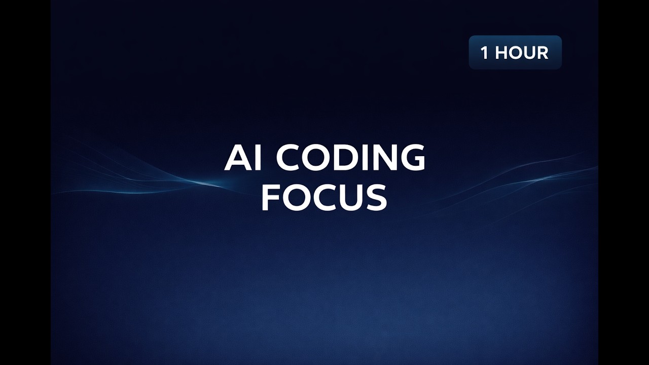 1 Hour AI Coding Focus Music – Deep Work Flow for Developers