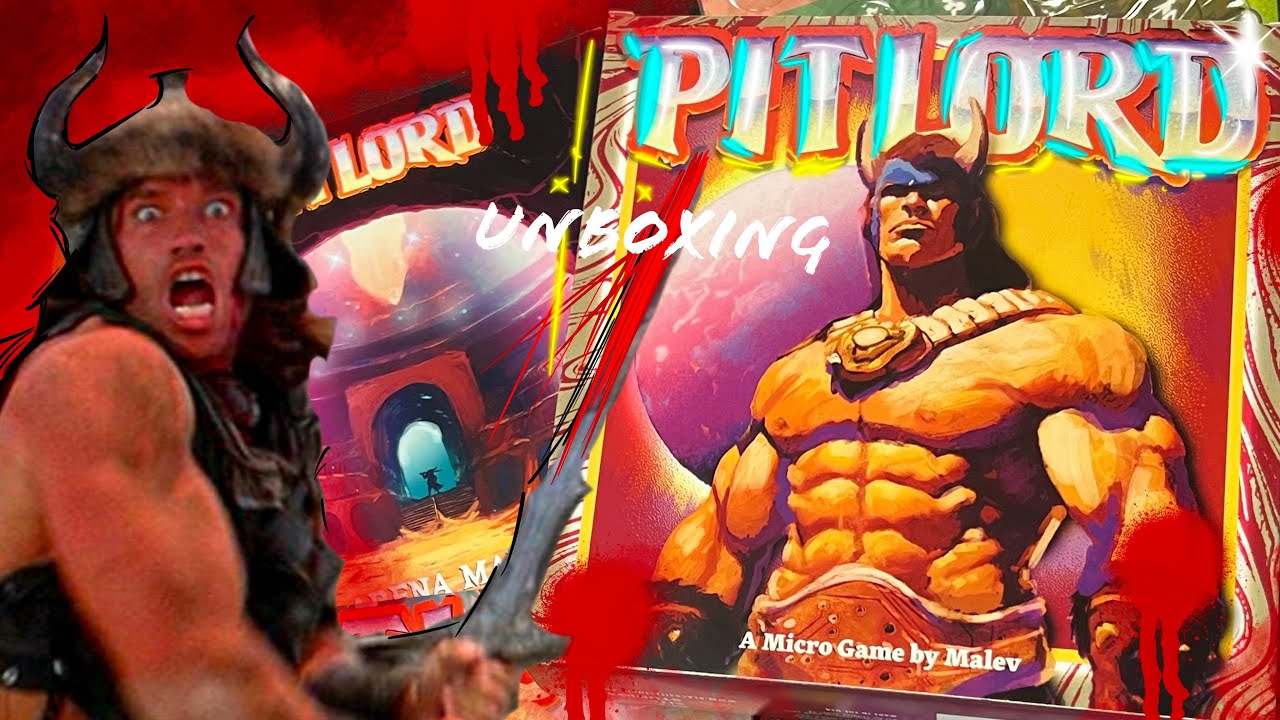 PIT LORD ! Miniatures game Unboxing video