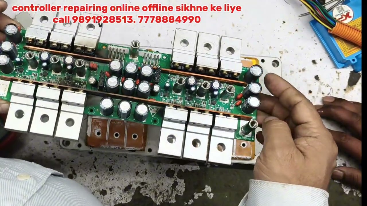 Car controller 48v 4kw me sare mosfet kharab tha #controller, see institute Delhi 9090496060
