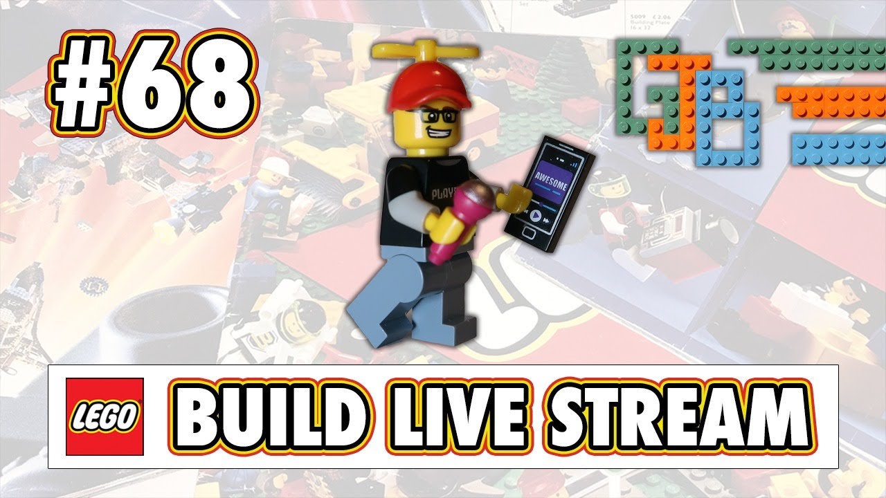 LEGO LIVE STREAM BUILD #68 - live with GJBricks and Friends