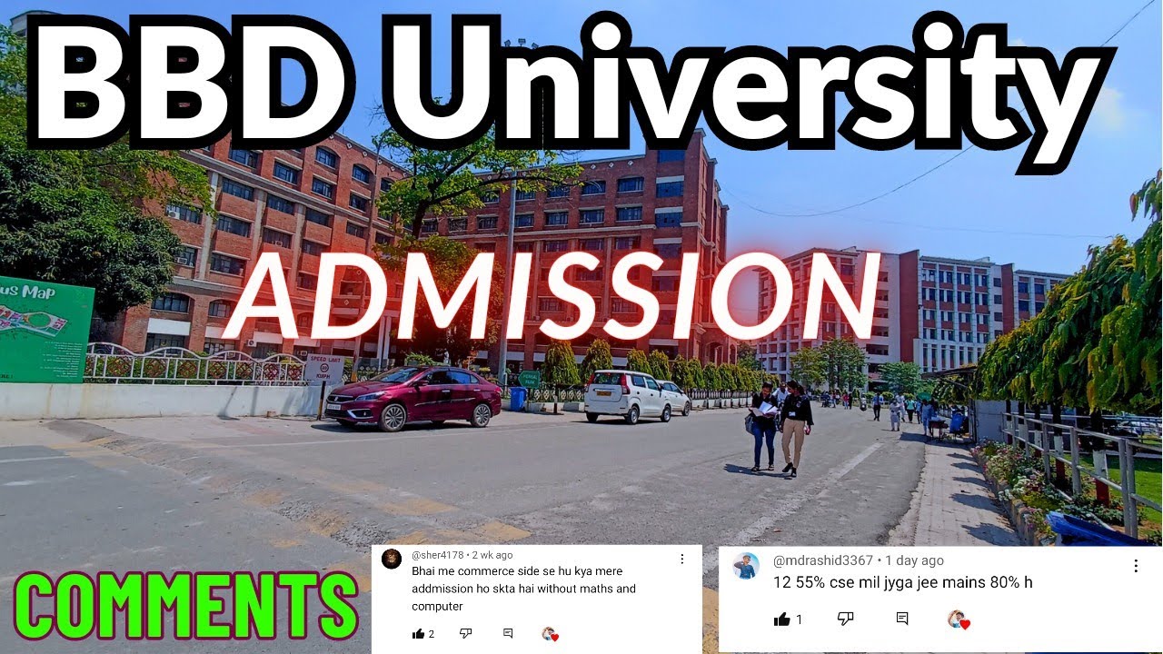 BBD University Lucknow Admission Doubts || Q/A From Comments || Admission Process,Fees, Review