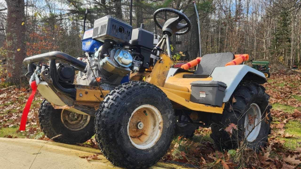 Cud Cadet Mud Mower Build JunkYard Free Parts