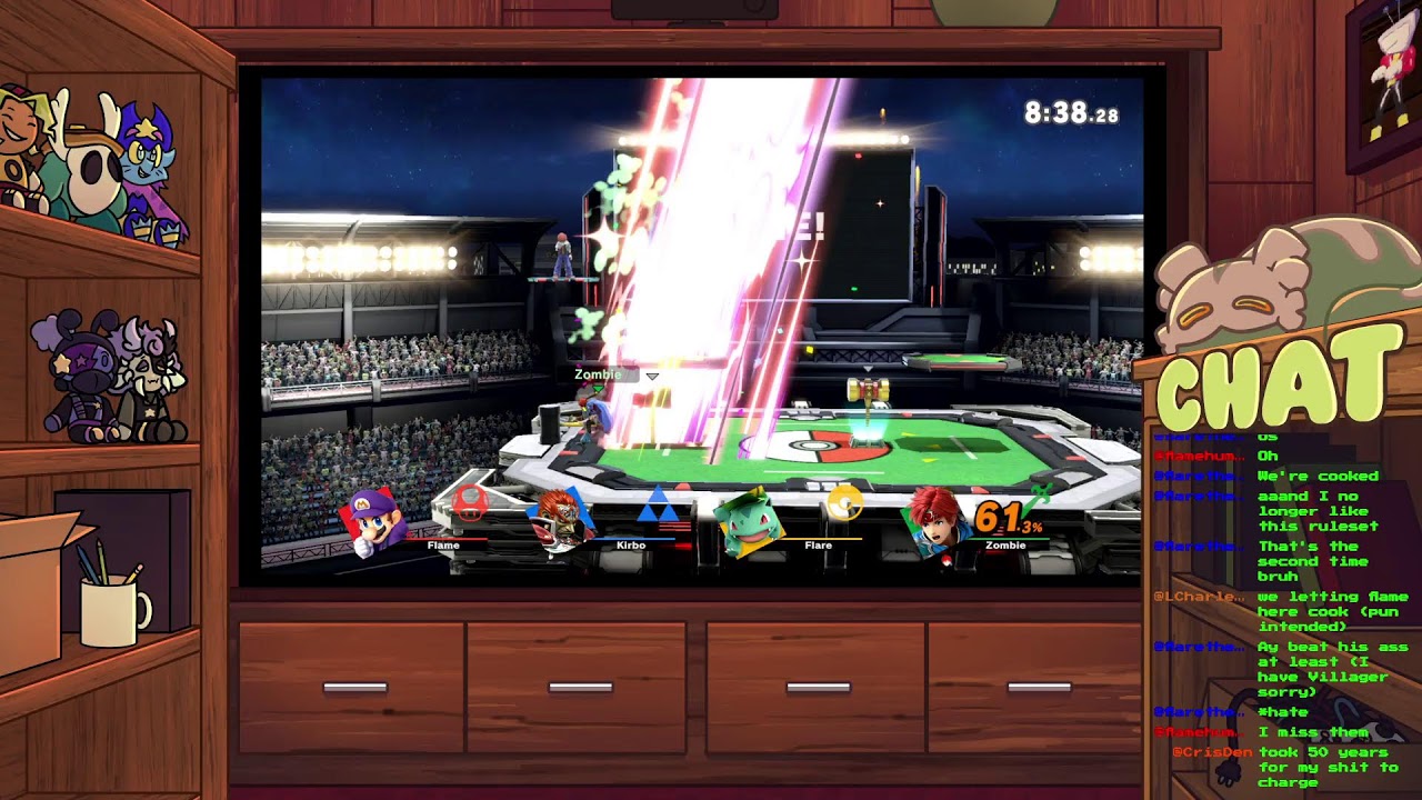 Playing Smash so y'all don't shout at me