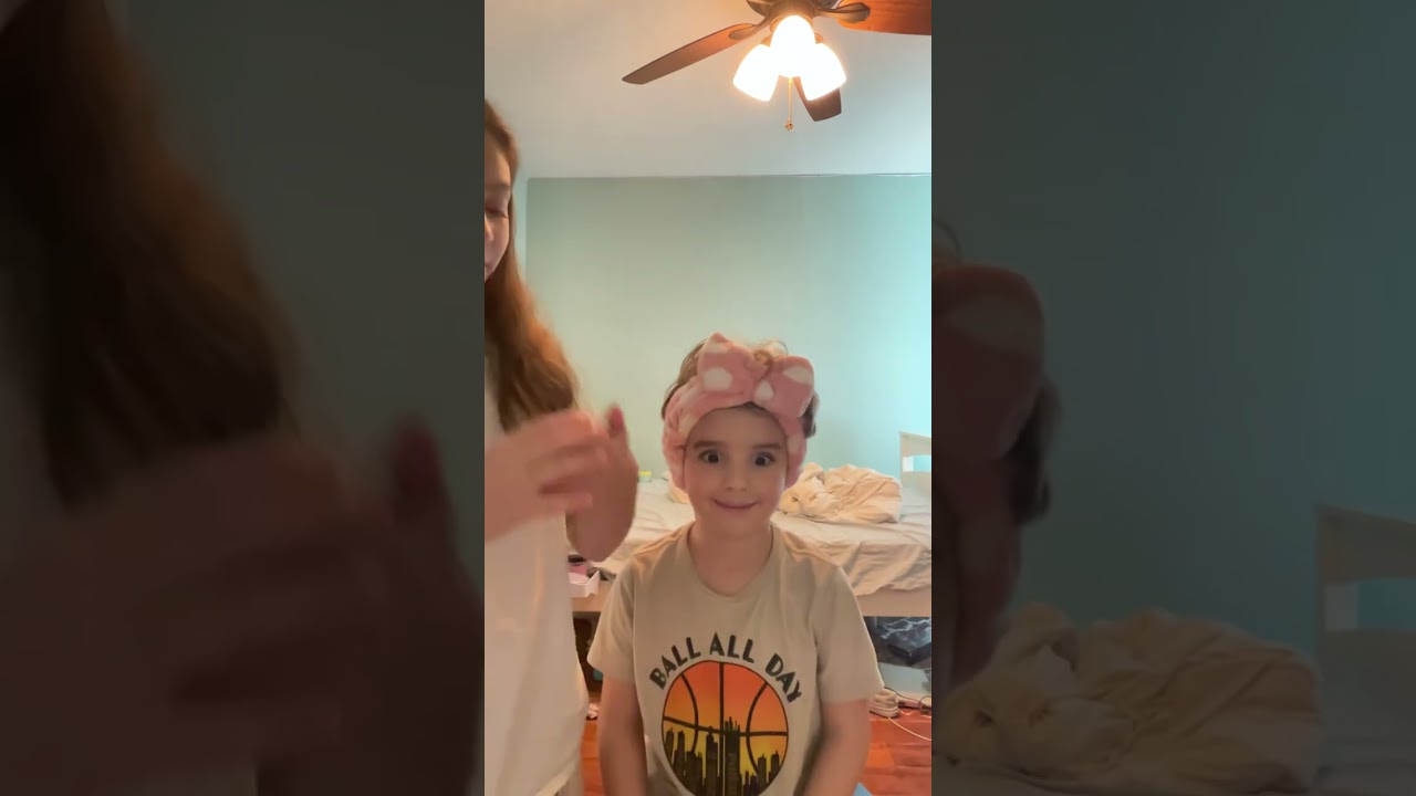 Doing my brothers makeup!