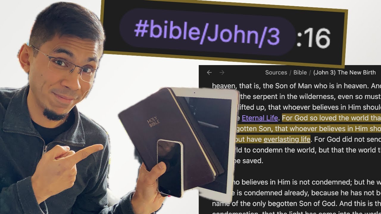 How I Made Bible References Work for Me in Obsidian!