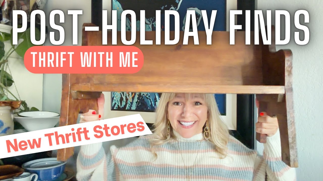 Look What I Found after Christmas at the Thrift Stores - even in Colorado. Hit 6 NEW Thrift Stores!
