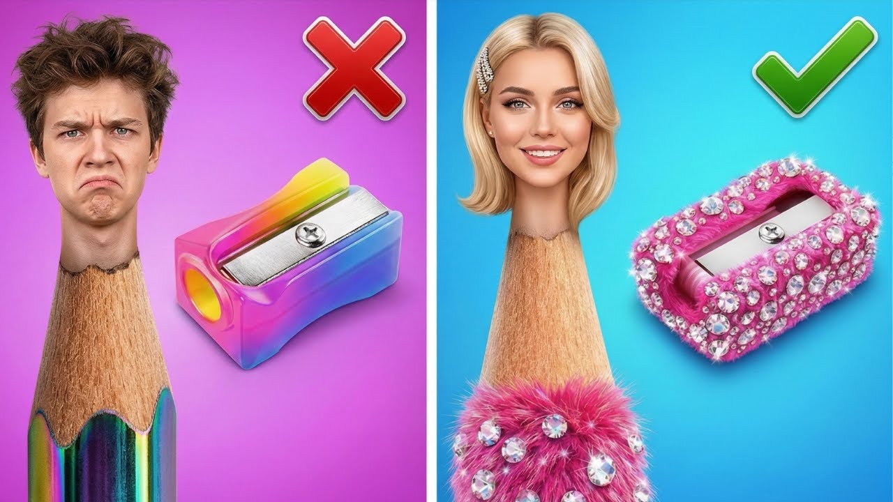 If School Supplies Were People! 🤯✏️ Funny School Situations Everyone Can Relate To