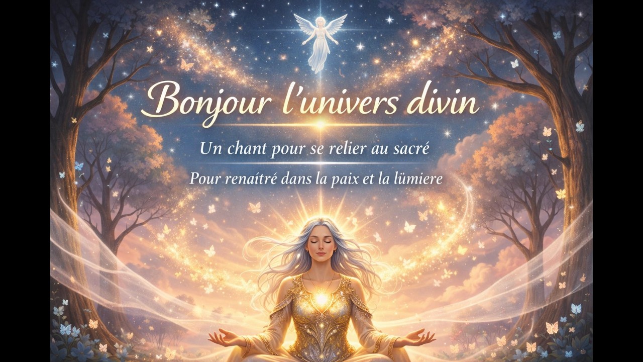 🕊️ CONNEXION  A  L'UNIVERS  DIVIN 🎵 Mantra et musique puissants pour vous élever