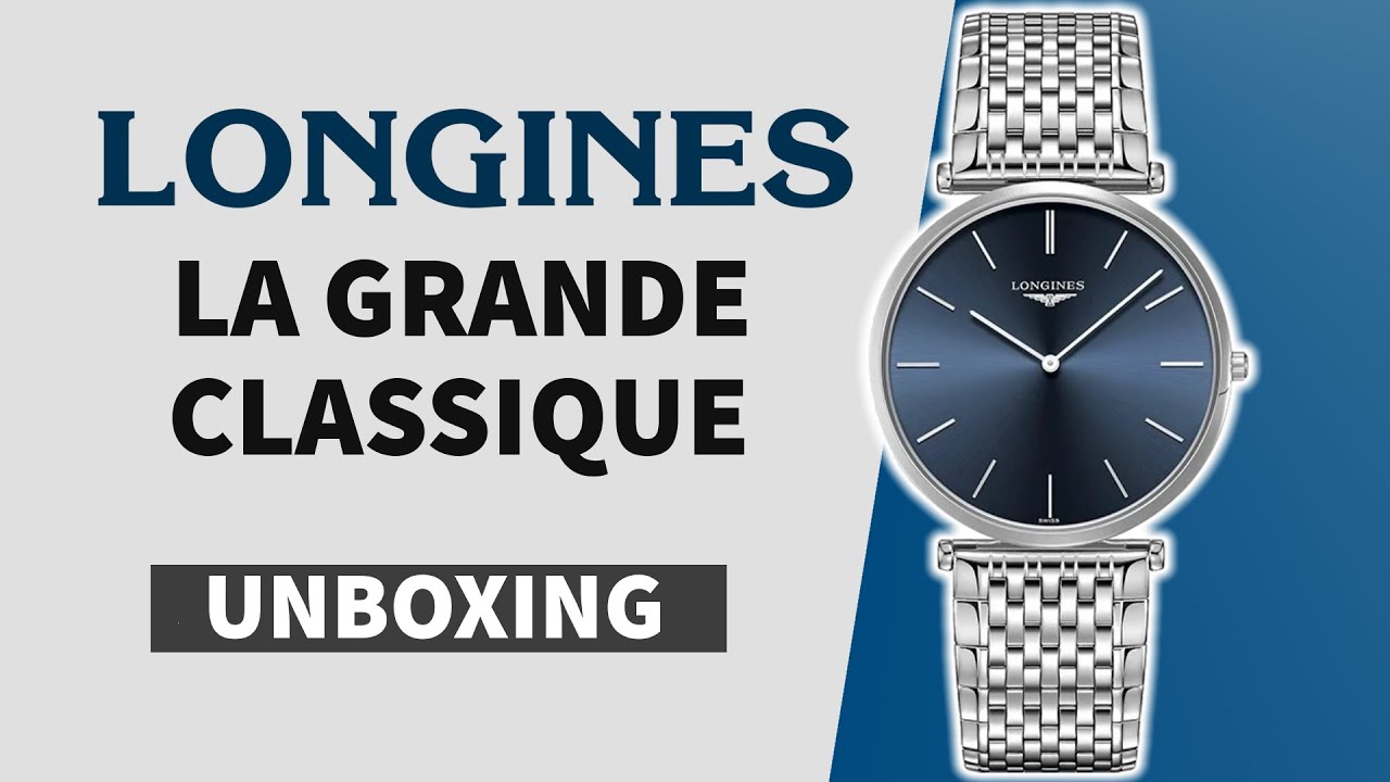 LONGINES La Grande Classique Sunray Blue L4.766.4.95.6 Unboxing