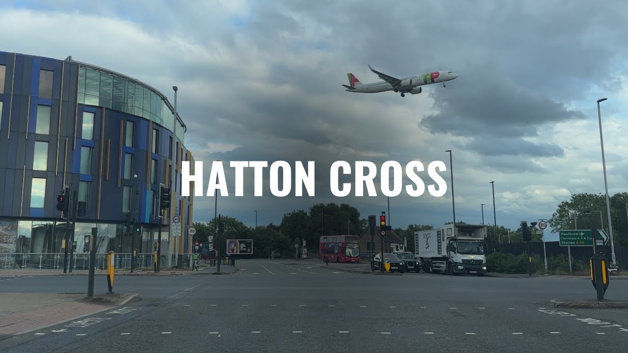 Hatton Cross – London - Driving – 4K