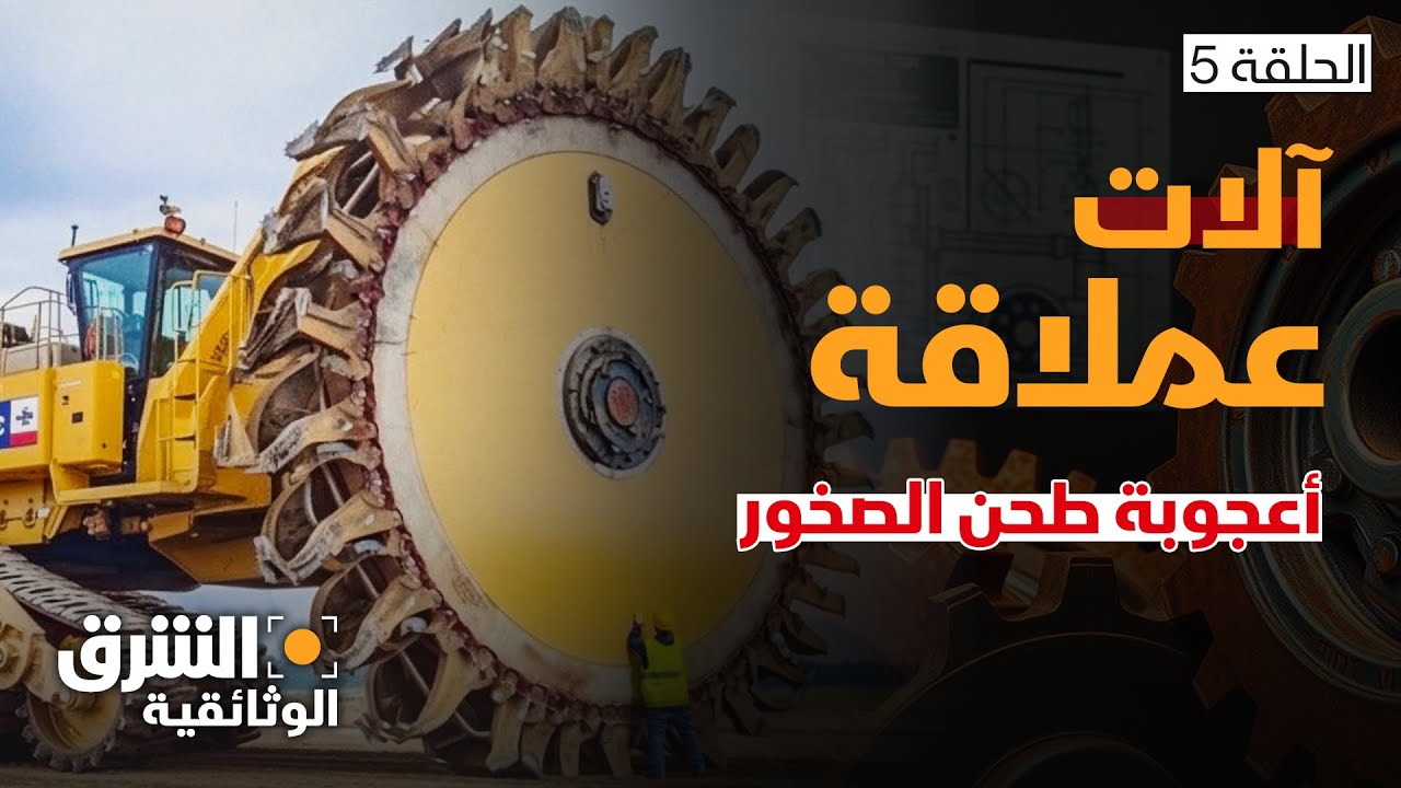 آلات عملاقة.. أعجوبة طحن الصخور - الشرق الوثائقية