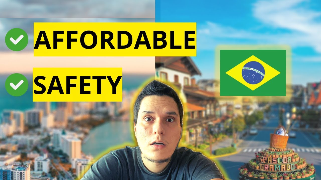 7 Affordable CITIES IN BRAZIL with TOP Safety & Quality of Life