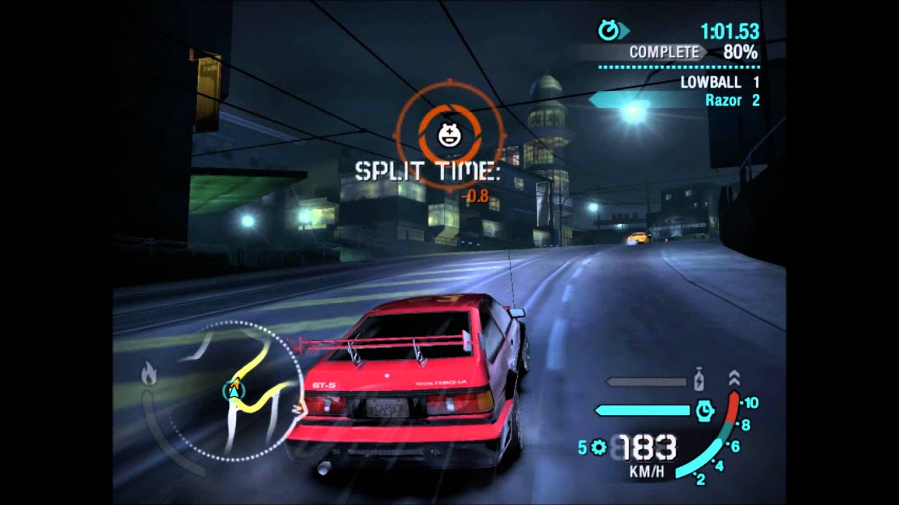 Nfs Carbon- Toyota GTS vs Cayman S / Evo IX vs Viper SRT 10 [HD]