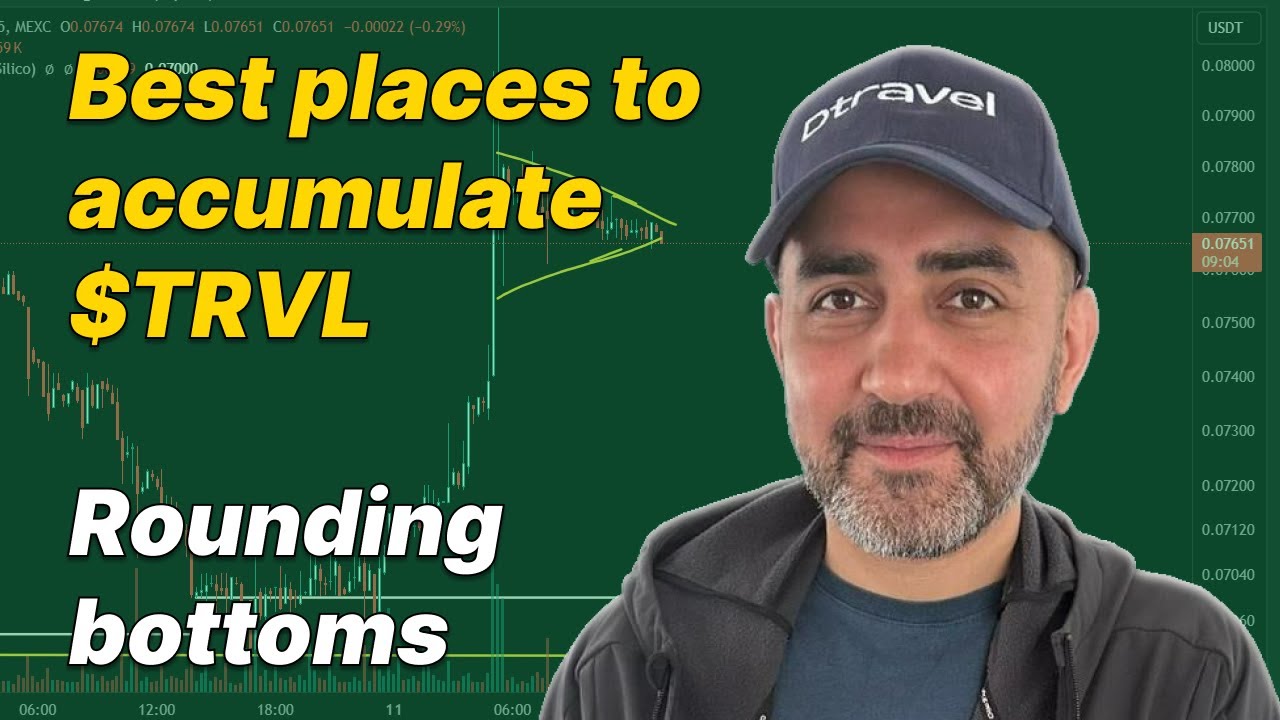 Best places to accumulate $TRVL, rounding bottoms