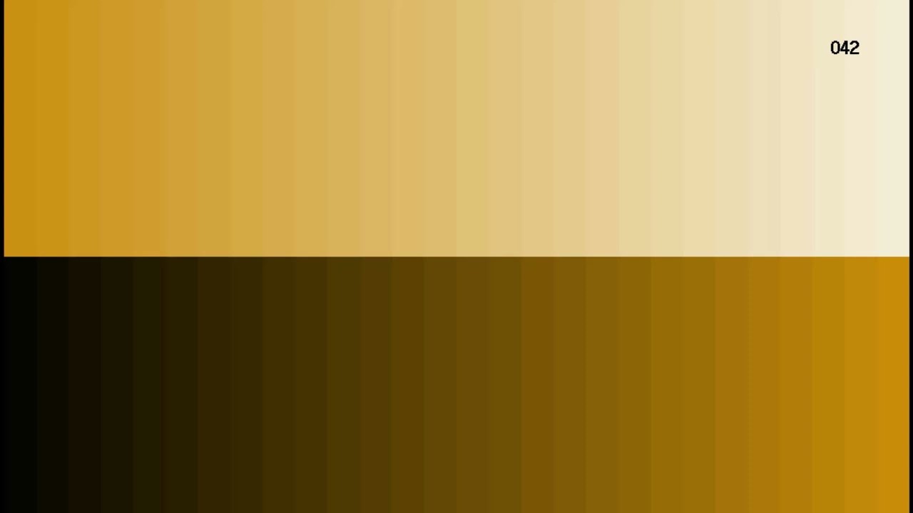 SDR Test Patterns: Colorized Grayscale