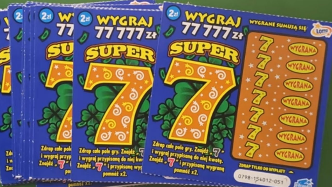Zdrapki Lotto &ndash; SUPER 7 #0798 👉 PREMIERA 👉 20 zdrapek