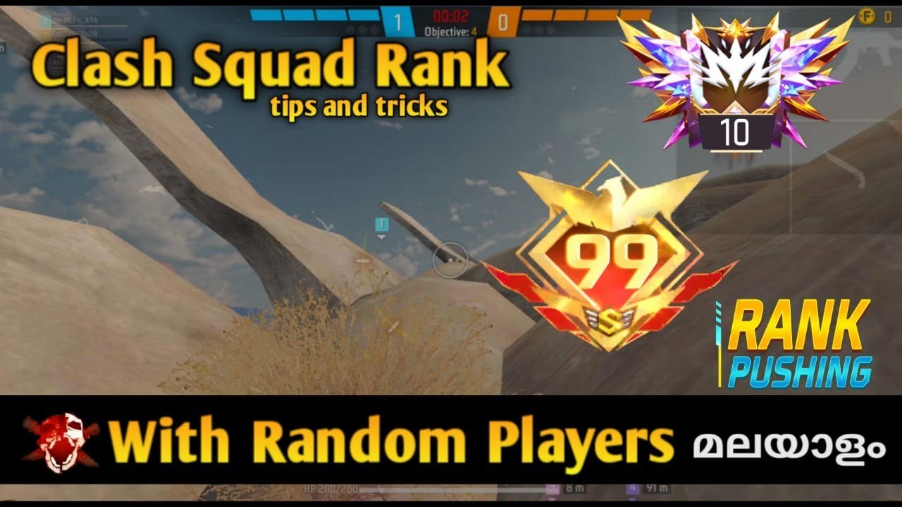 Free Fire Cs Rank Pushing Tips And Tricks 😍 മലയാളം 💥 With Random Player | Gaming With Malayali Bro