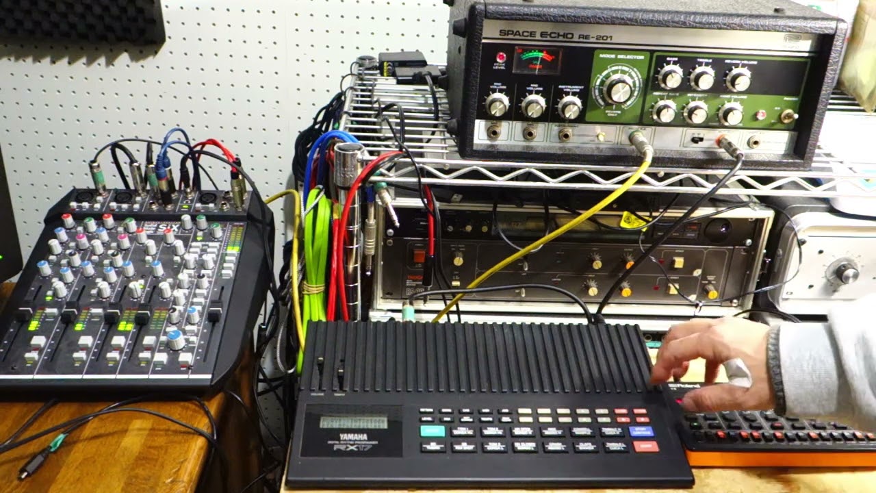 Yamaha RX17 + Roland RE 201 JAM