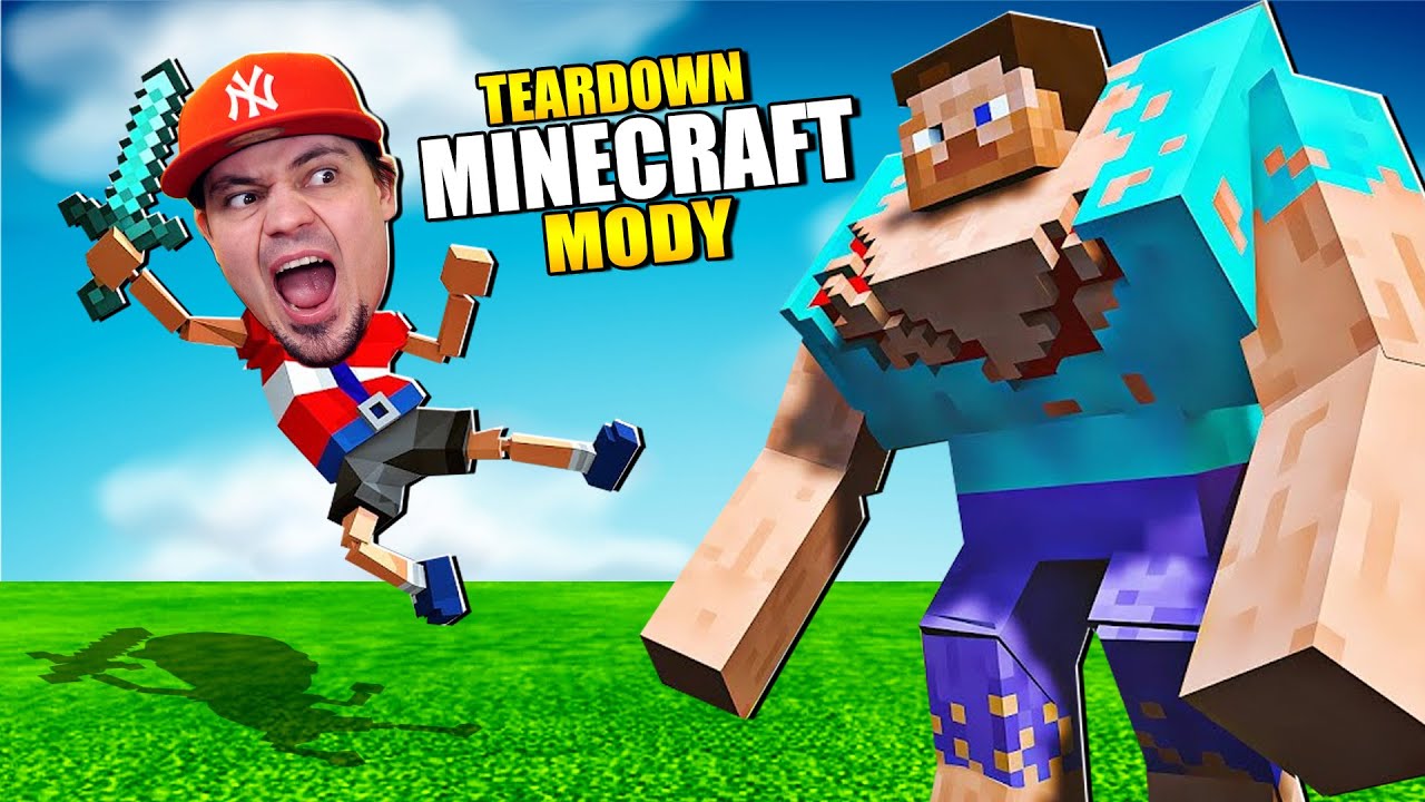 😮 REALISTYCZNY MINECRAFT vs TEARDOWN! | Teardown Mody
