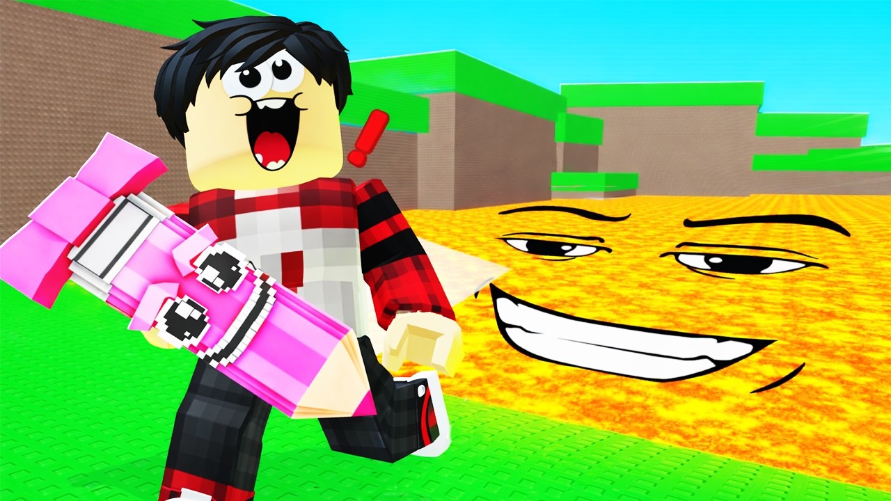 😱 ПОЛ — ЭТО ЛАВА! СПАСИ БРЕЙНРОТЫ ОТ ЛАВЫ В ROBLOX