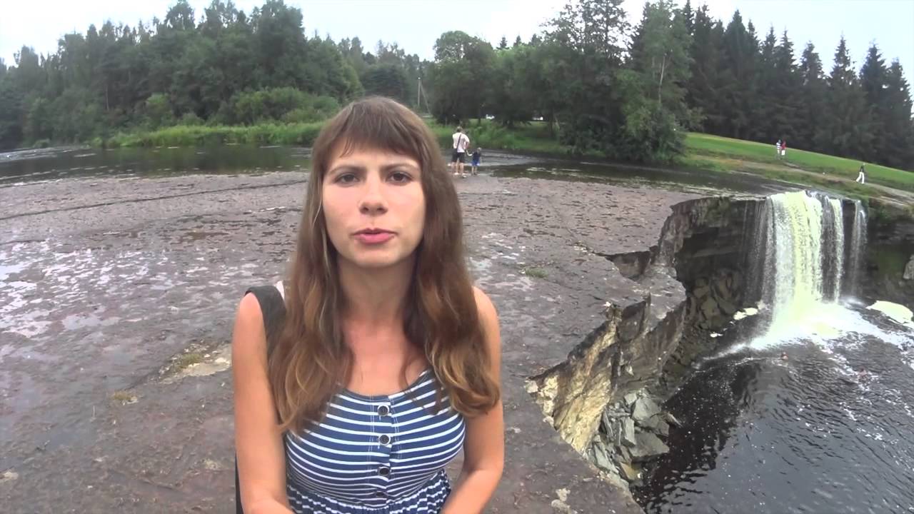 Водопад Ягала. Достопримечательности Эстонии.