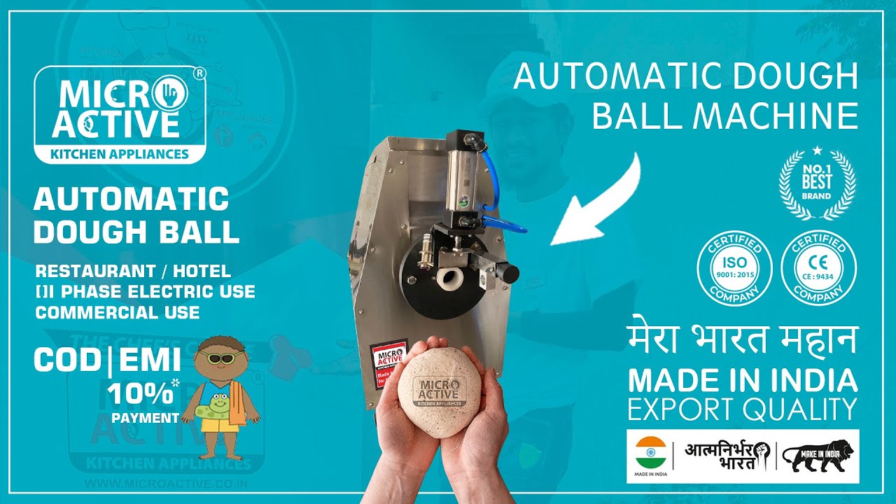 MICROACTIVE Dough Ball / Divider Machine for Commercial Use | Heavy Duty