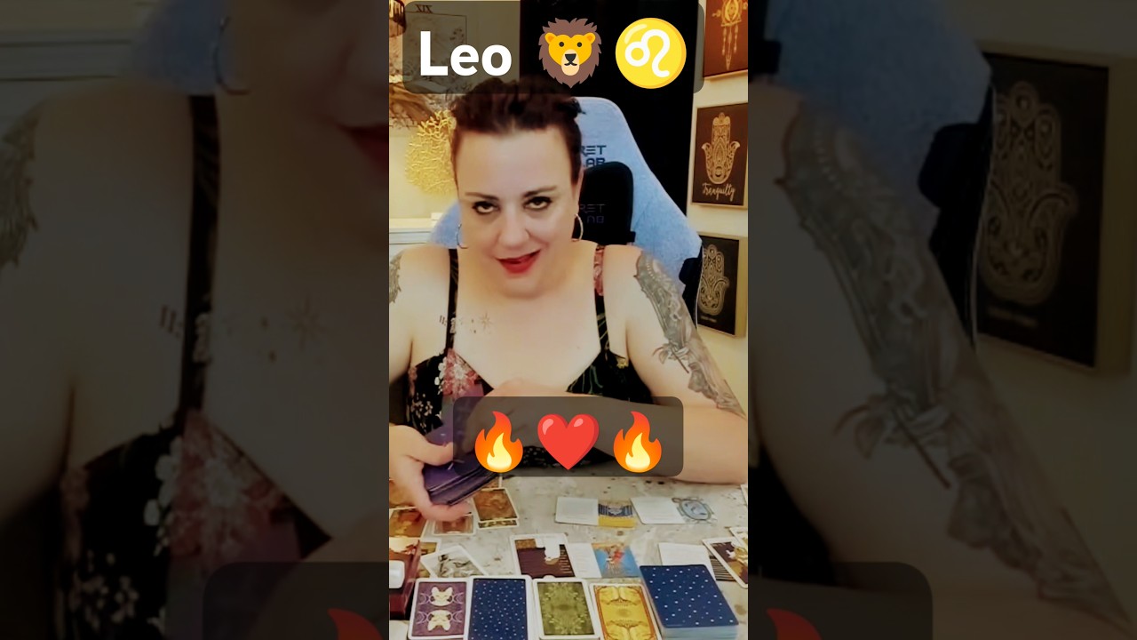 Leo Tarot Reading Reveals A Big Secret🤯 #tarot #tarotreading #life #love #leo #fire #universe