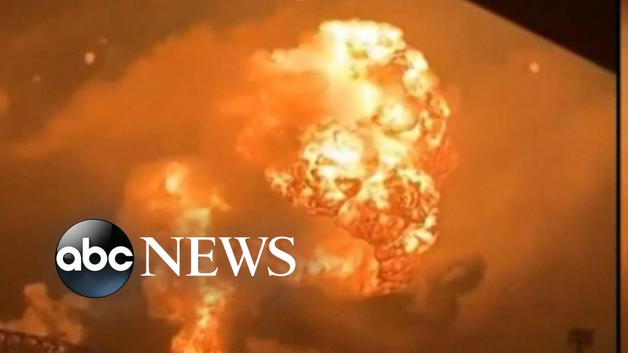 Oil refinery explosions in Philadelphia