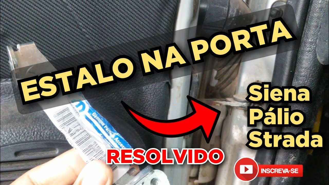 Como trocar o limitador de porta do Siena, Pálio, Strada e outros.