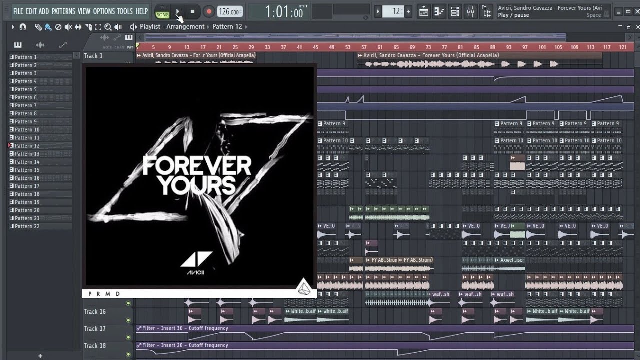 Avicii, Sandro Cavazza - Forever Yours (Avicii By Avicii) Fl Studio Full Remake + FLP