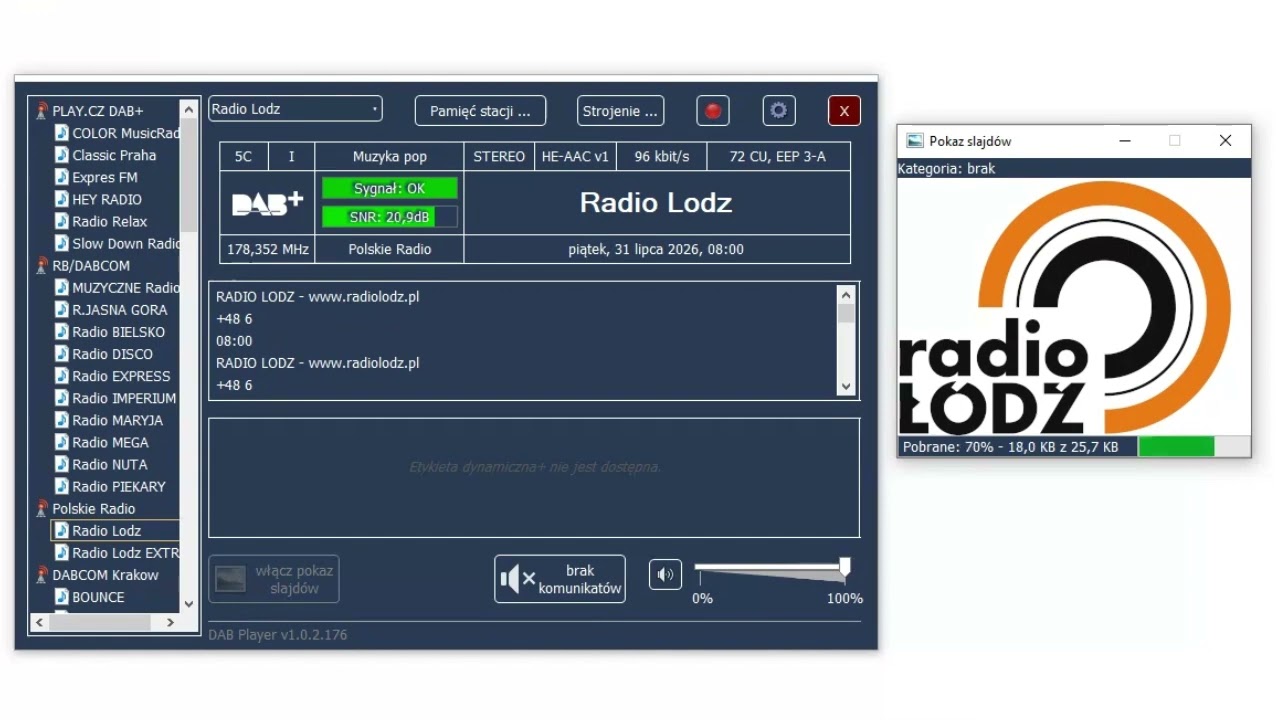 [TROPO] 5C - MUX Polskie Radio - Radio Ł&oacute;dz - 31.07.2026