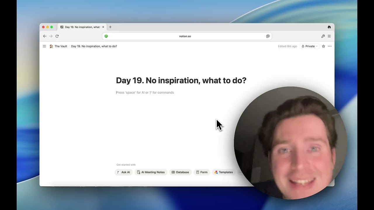 How to manufacture inspiration for your business (Day 19)
